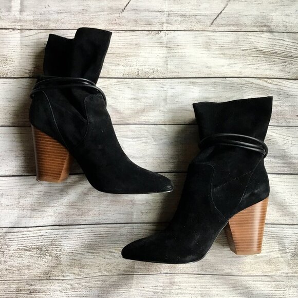 Urban Outfitter Carla Slouch Boots Black sz 9 - Picture 4 of 10